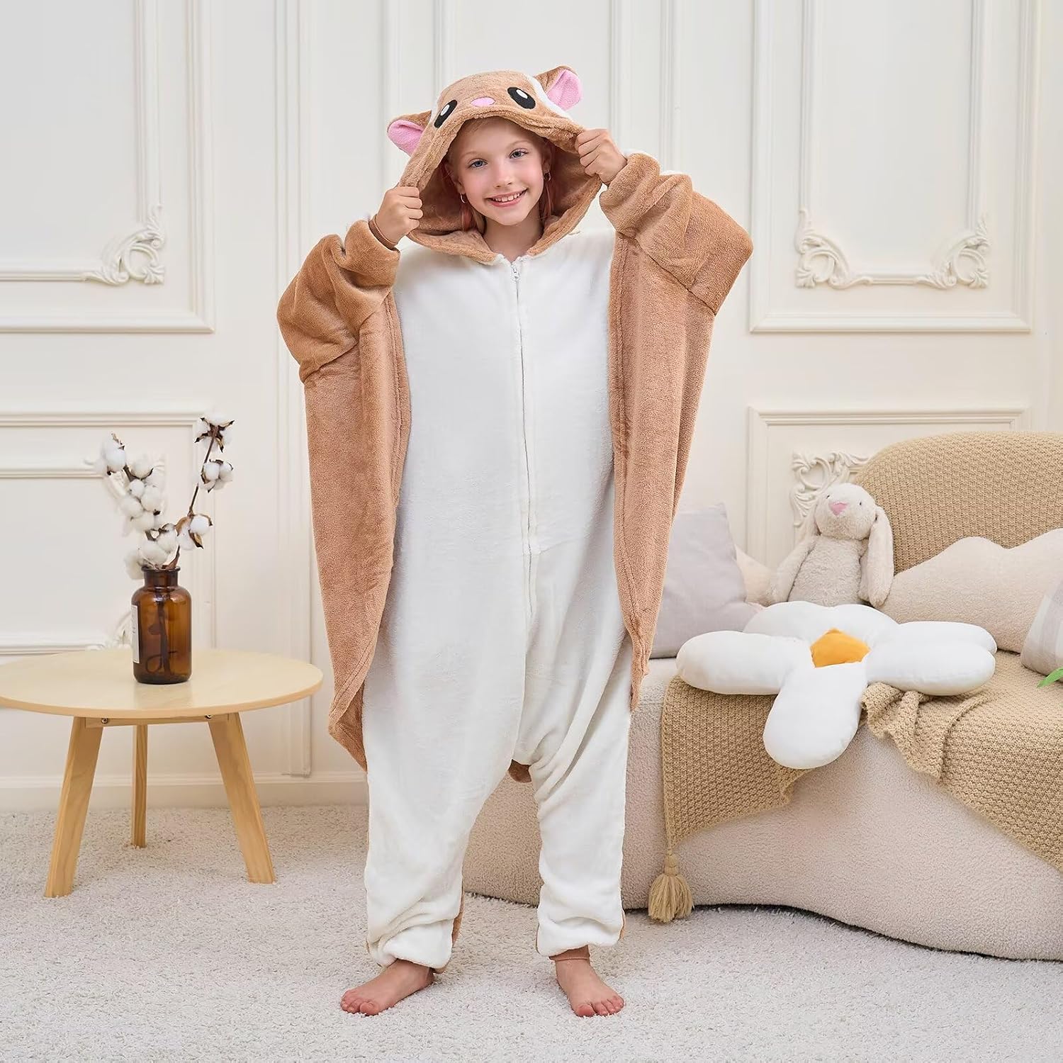 Detalle de Veyryth Kids’ Onesie Pajamas, Flannel