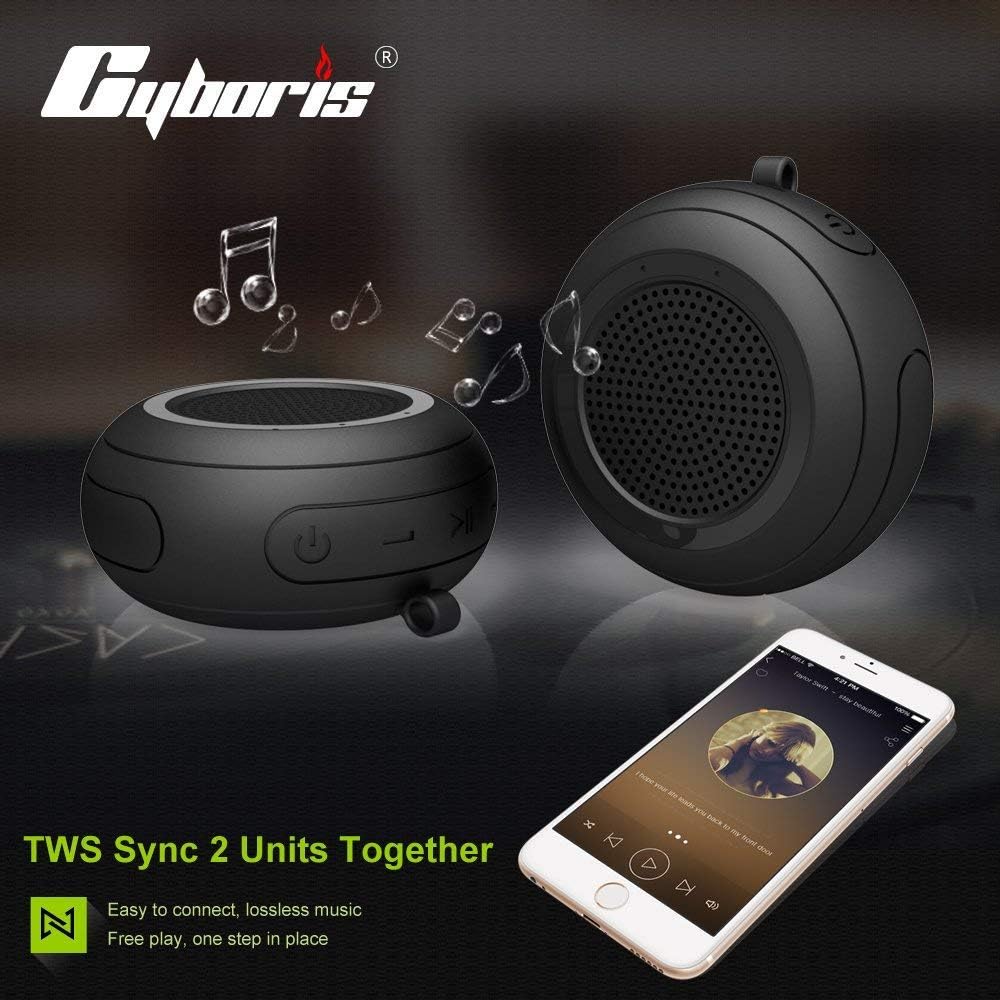 Thumbnail 2 de CYBORIS IPX7 Waterproof Outdoor Bluetooth Speaker: Floating Mini Sound with Microphone