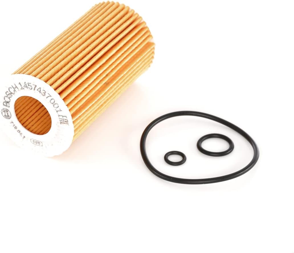 Detalle de Filtre à huile Bosch P7001 pour automobile : filtration des particules et lubrification fiable