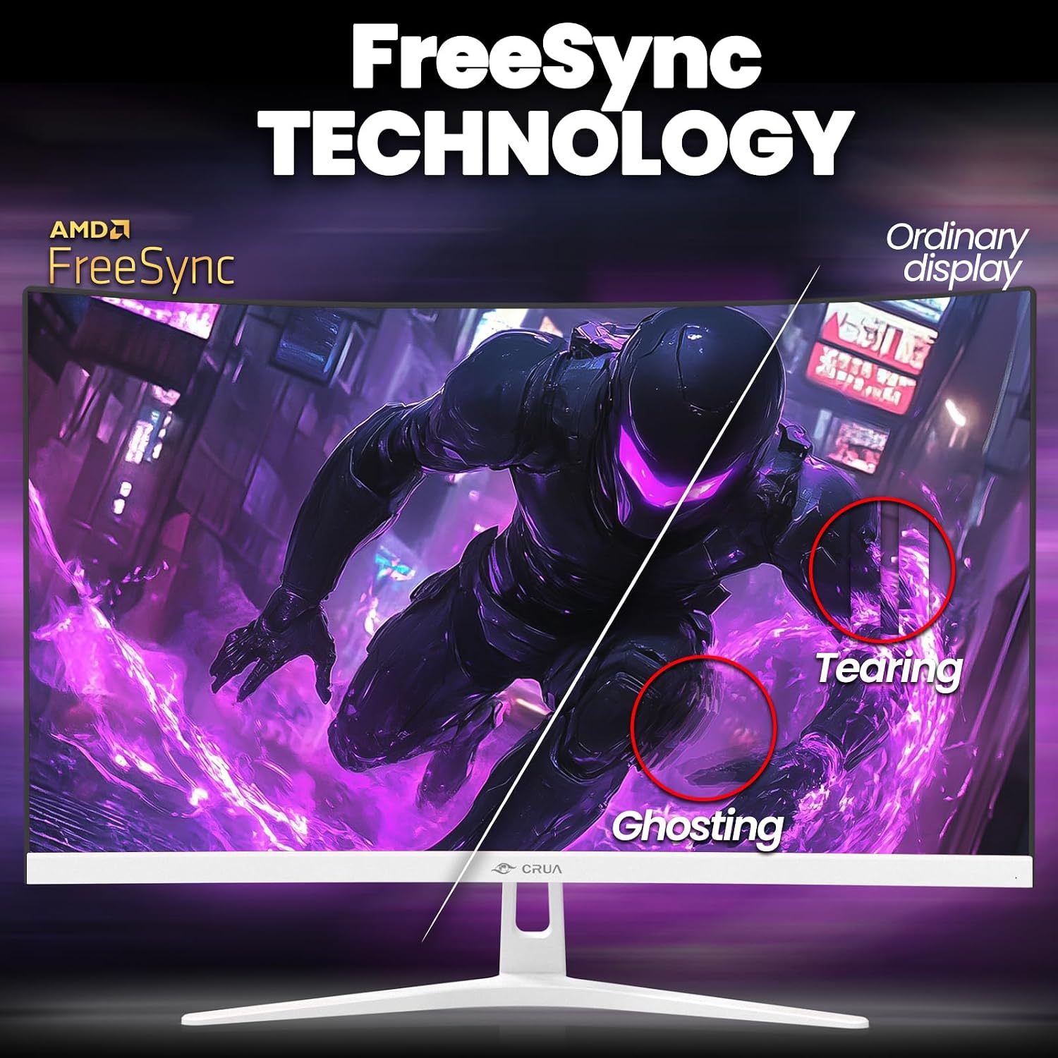 Thumbnail 4 de CRUA 27-Inch Curved Gaming Monitor