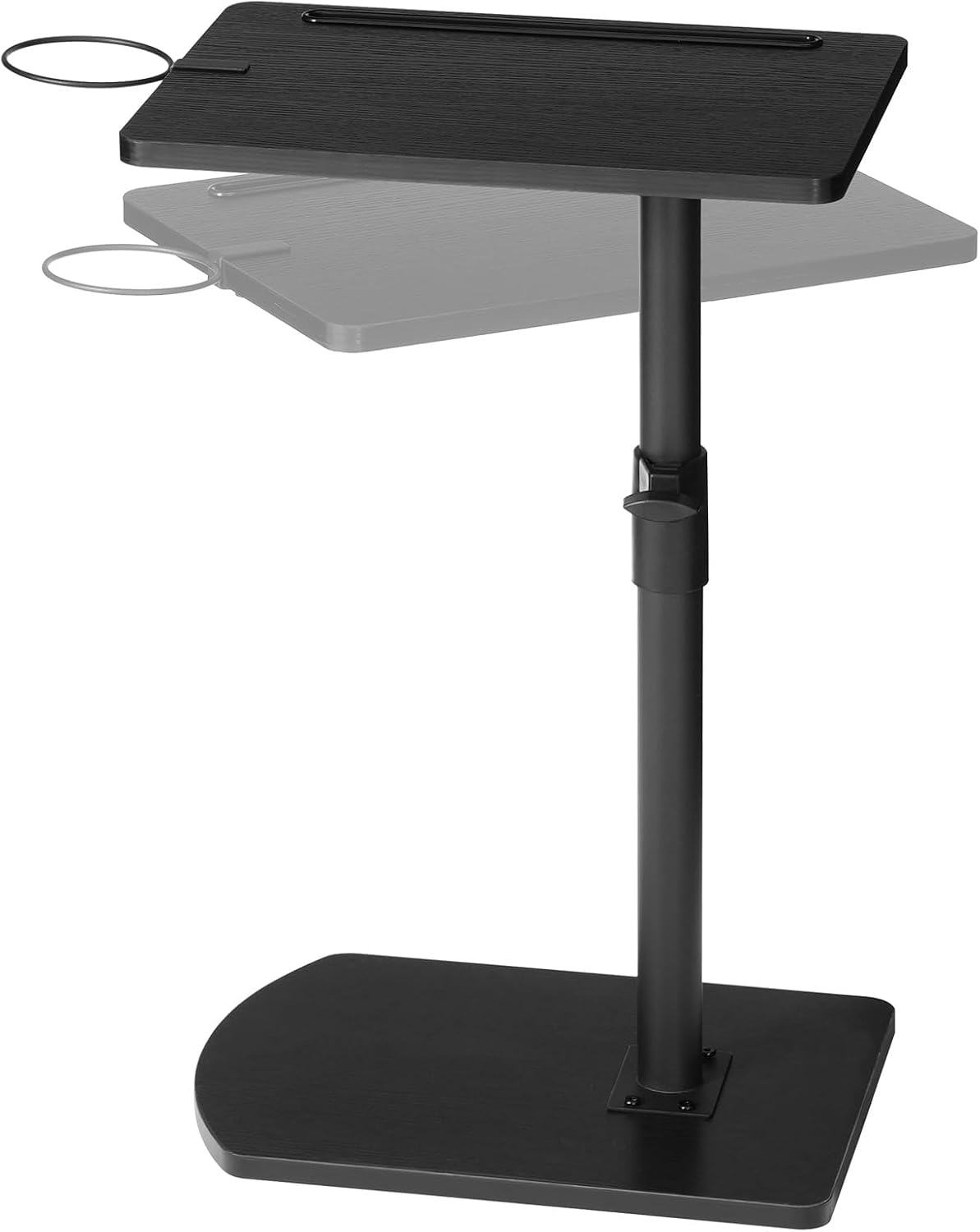 Detalle de HOOBRO EBB34SF01 C-vormige bijzettafel, verstelbaar en 360° draaibaar