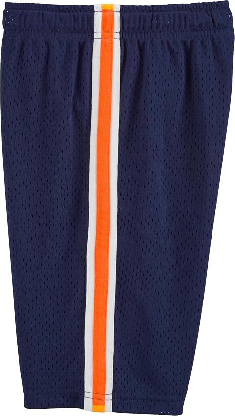 Detalle de Simple Joys Carter's 3-Pack Shorts para Bebés, Azul y Naranja 👶