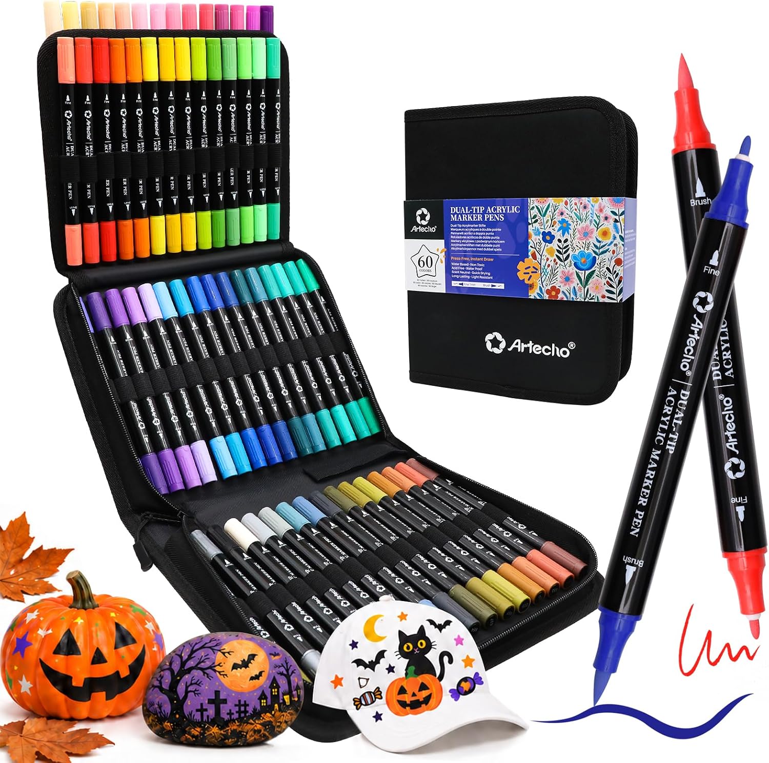 Thumbnail 6 de Artecho Dual-Tip Acrylic Paint Pens