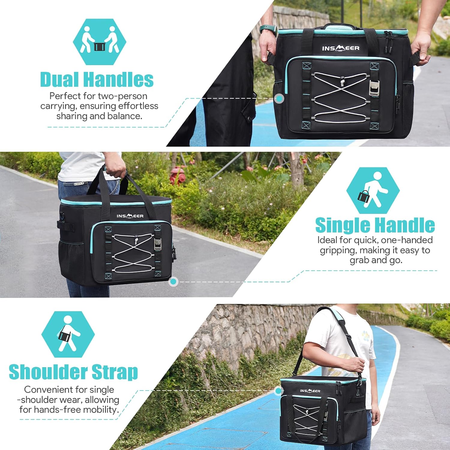 Thumbnail 3 de INSMEER Large Cooler Bag 55L