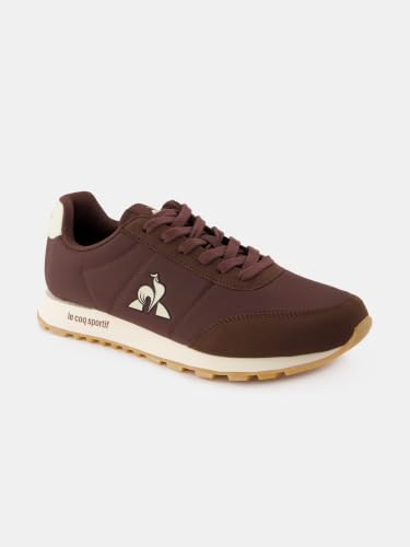 Thumbnail 2 de Le Coq Sportif RACERONE – Sneaker mixte design rétro, tige nylon/suède, Chicory Coffee, taille 44