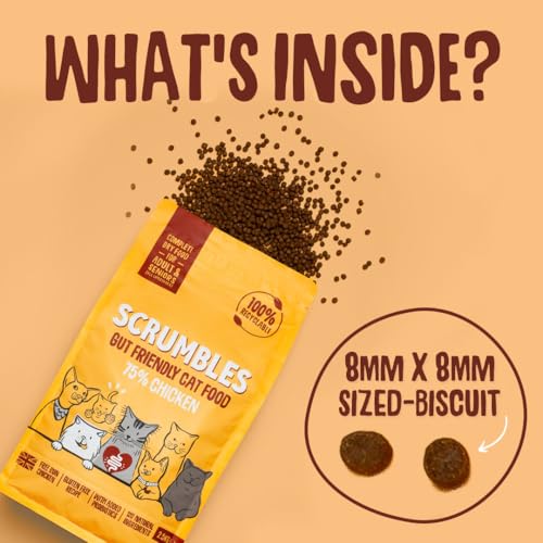 Thumbnail 7 de Scrumbles All Natural Dry Cat Food with 75% Chicken – High Protein for Adults & Seniors (2.5Kg)