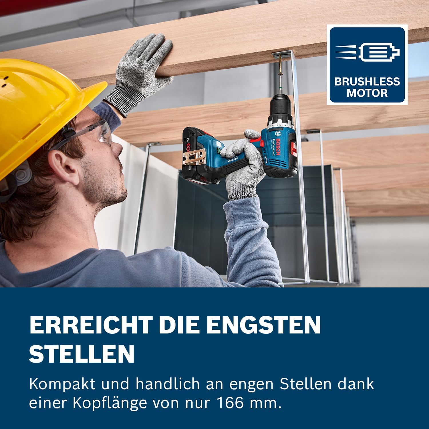 Thumbnail 2 de Bosch Professional 18V System Akku-Bohrschrauber GSR 18V-65 (bürstenlos), inkl. L-BOXX