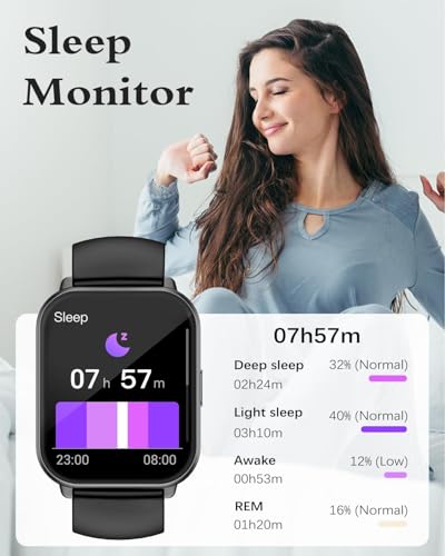 Thumbnail 5 de RUIMEN Montre Connectée Homme/Femme avec Appel Bluetooth, 113 Modes Sport et IP68 – Écran AMOLED 1,83