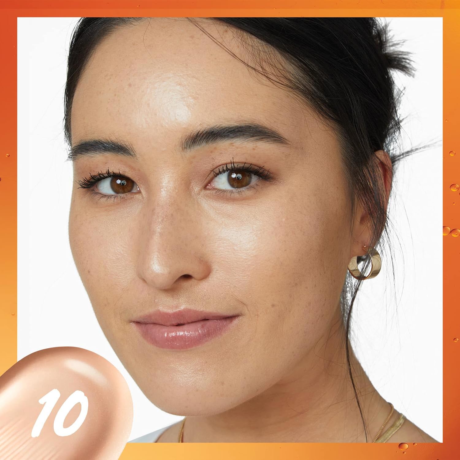 Detalle de Maybelline New York Superstay Skin Tint 10 – Fondotinta in Siero per una Pelle Luminosa