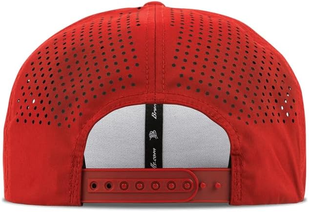 Thumbnail 1 de Branded Bills Officially Licensed Ohio State Buckeyes Flat Performance Collection Team Logo PVC Hat