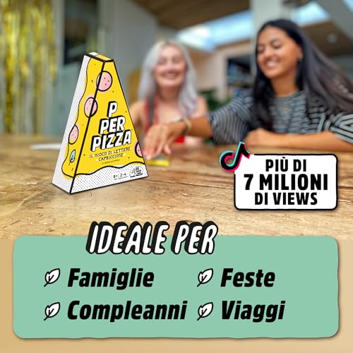 Detalle de Asmodee – P Per Pizza: Carte da Gioco Divertente