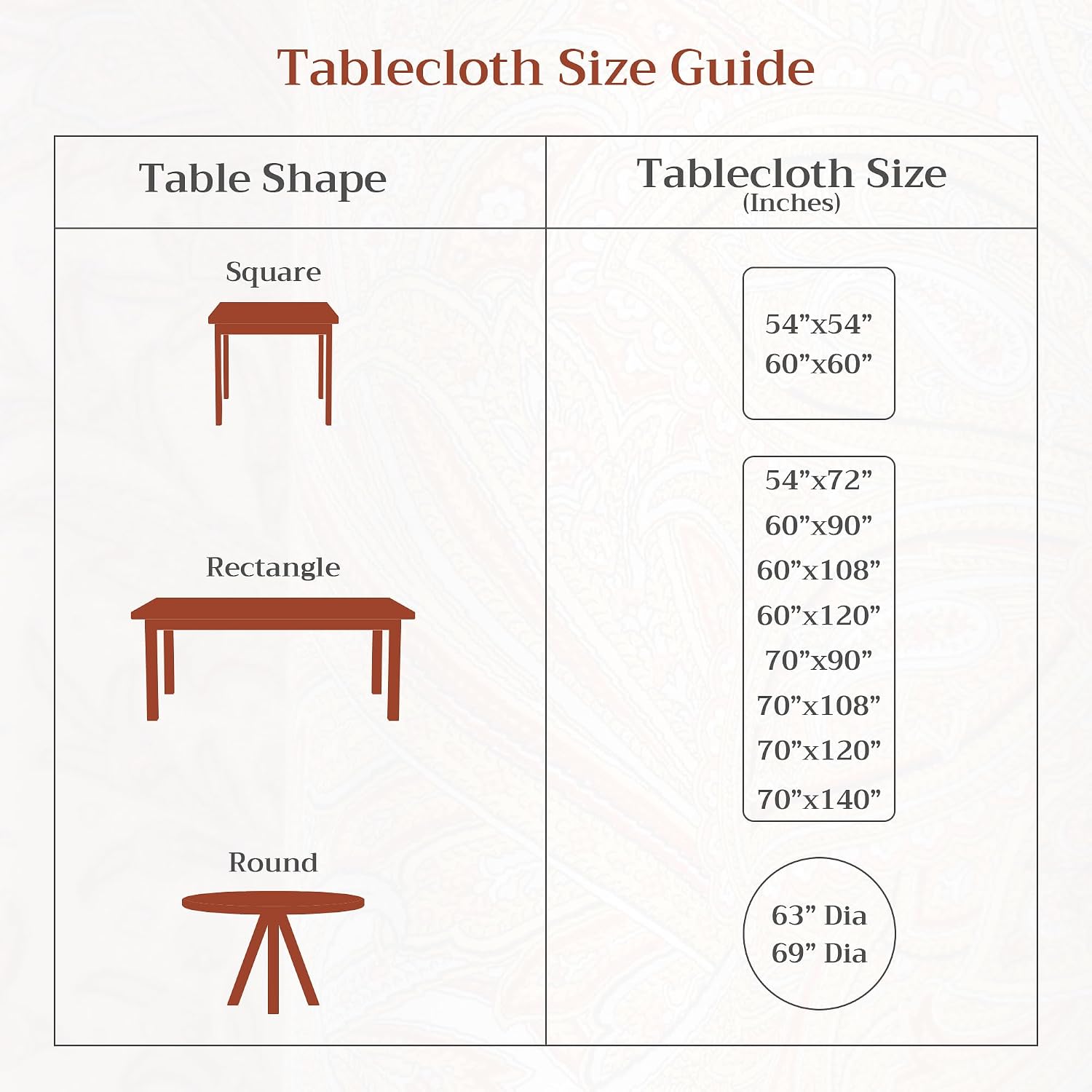 Detalle de Maison d' Hermine Rectangle Table Cloth (Equinoxe - Grey) 100% Cotton, 70 x 108 Inches