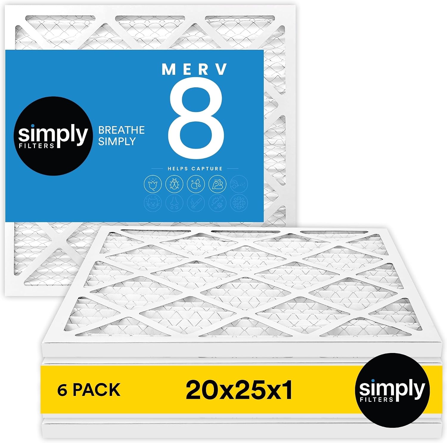 Detalle de Simply 20x25x1 Air Filter MERV 8