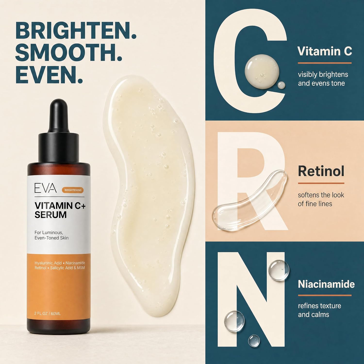 Detalle 2 de Vitamin C Serum with Retinol & Salicylic Acid ⚙