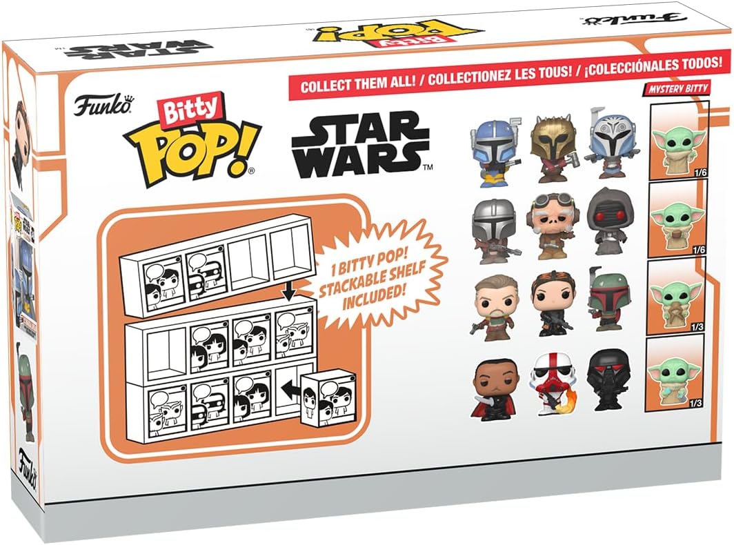Thumbnail 2 de Funko Bitty POP! 4 Pack: Star Wars - The Mandalorian (Heavy Infantry Mandalorian, The Armorer, Bo-Katan Kryze) – 0,9 pollici
