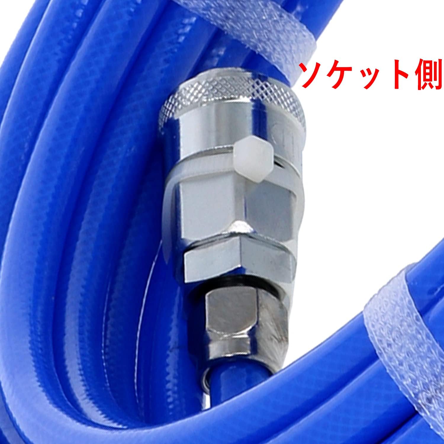 Detalle 1 de 高儀 EARTH MAN エアーホース ポリウレタン製 10m 内径6.5mm・外径10mm 使用最高圧力1.0MPa