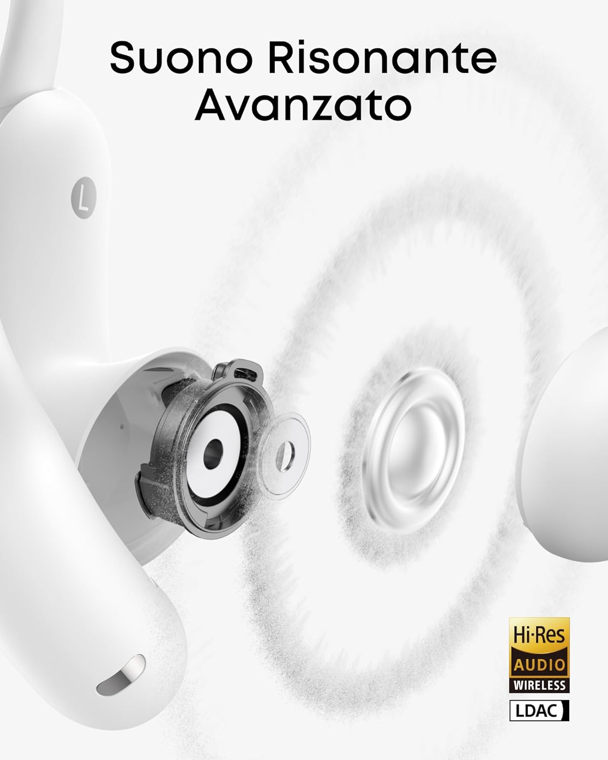 Thumbnail 4 de Soundcore AeroFit 2 Pro by Anker: auricolari open-ear con ANC, ganci regolabili e ricarica wireless