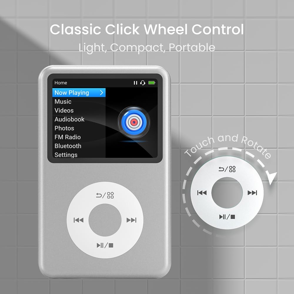 Detalle 2 de 64GB MP3 Player with Bluetooth Y1: Portable Music, Video and Rockbox Compatibility