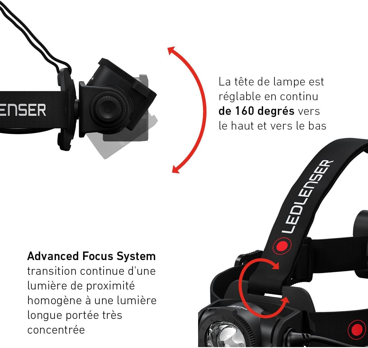 Thumbnail 2 de Ledlenser Lampe Frontale LED H15R Core – 2500 lumens, Rechargeable, IP67