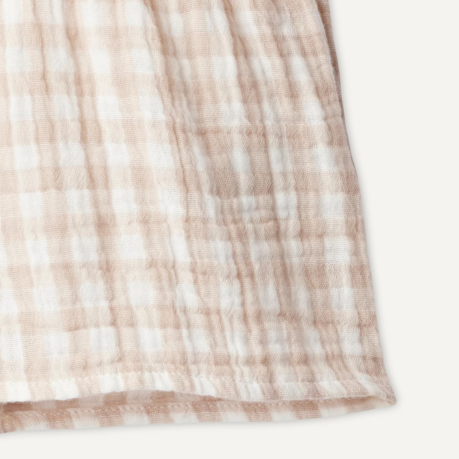 Detalle de Amazon Essentials x Sofia Grainge Unisex Baby Spielset aus Baumwollgaze: Hemd und Shorts