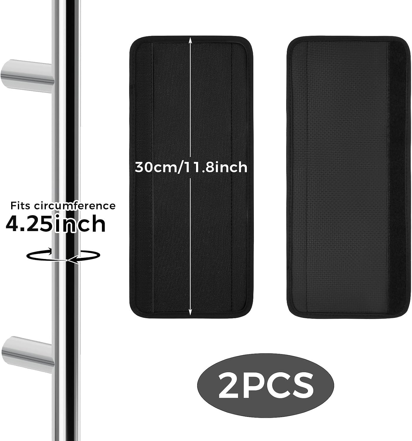 Thumbnail 1 de SOKHOND 耐熱ドアハンドルカバー 商用ドア向け ネオプレン製・滑り止め・面ファスナー付き