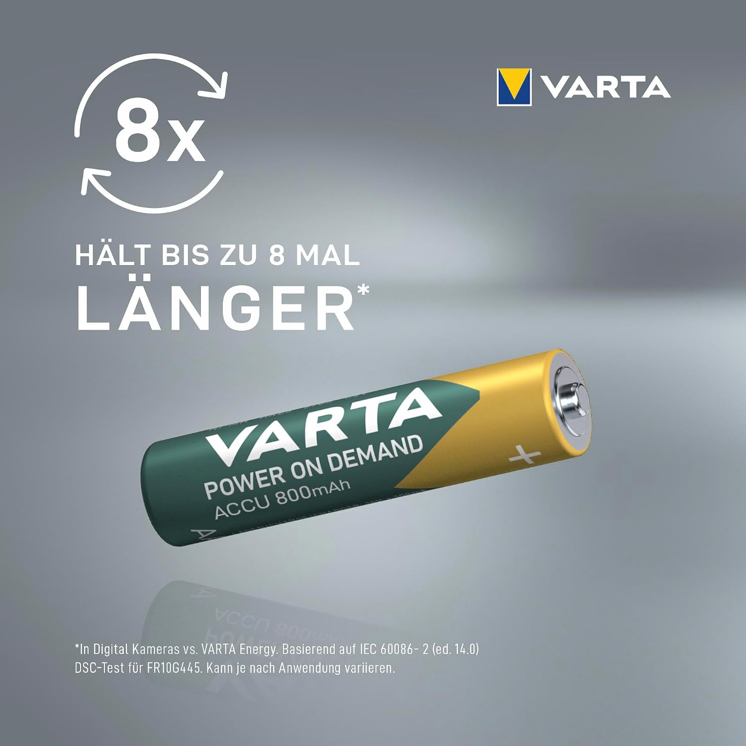 Detalle de VARTA Recharge Accu Power on Demand AAA 800 mAh – 4er-Pack