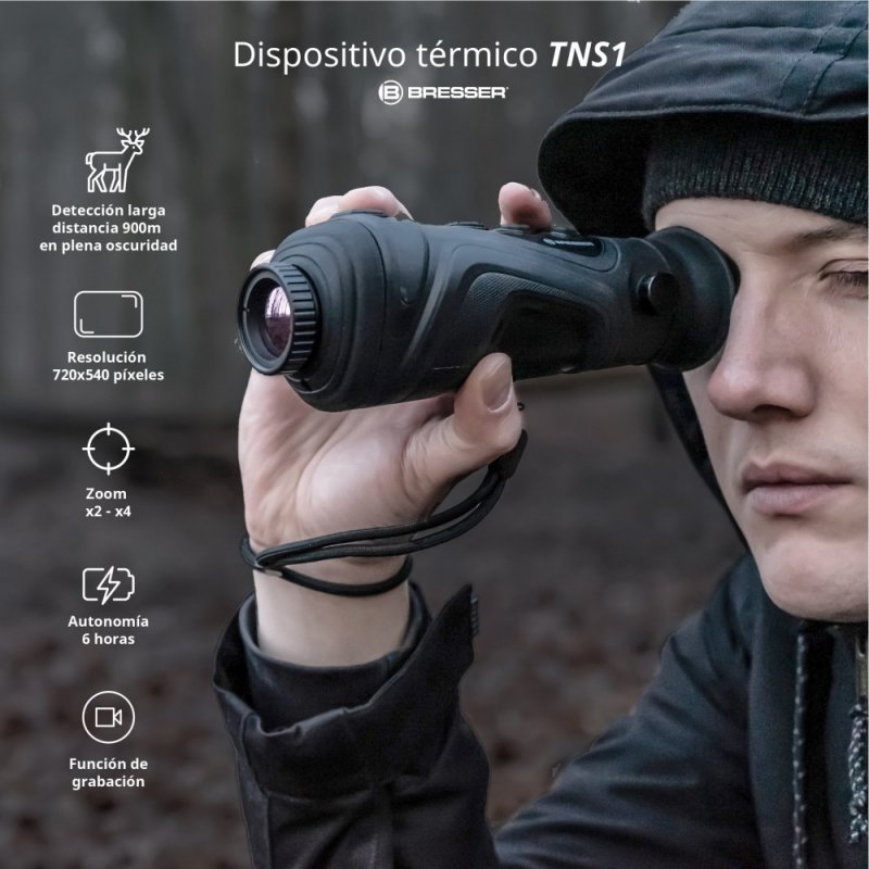 Thumbnail 2 de Bresser TNS1: Monitor térmico monocular con cámara y batería recargable