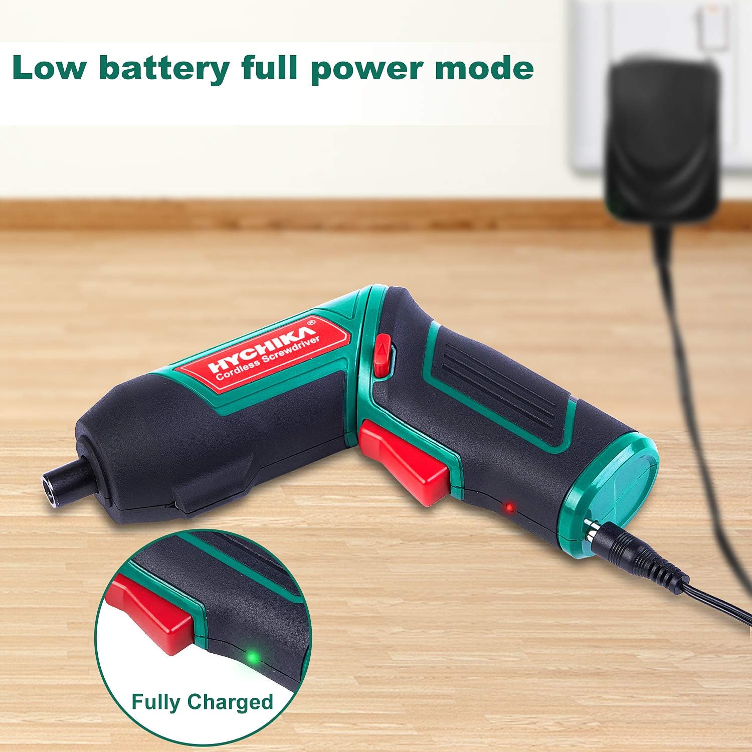 Thumbnail 3 de HYCHIKA Avvitatore Elettrico 6 N.m (3,6 V, batteria 2,0 Ah) con LED, USB e 20 accessori per DIY e mobili