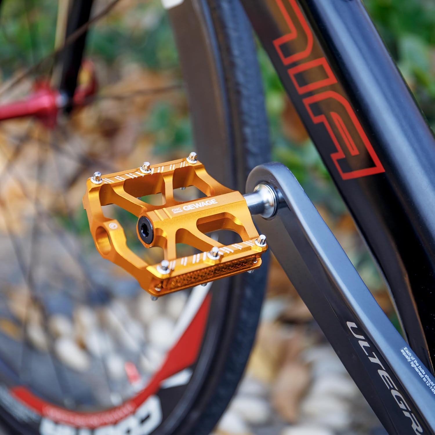 Thumbnail 1 de GEWAGE pedali pieghevoli 9/16 in alluminio CNC con antiscivolo