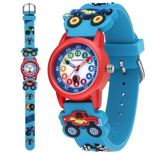Detalle de Caprock montre analogique pour enfant, mouvement à quartz et bracelet réglable