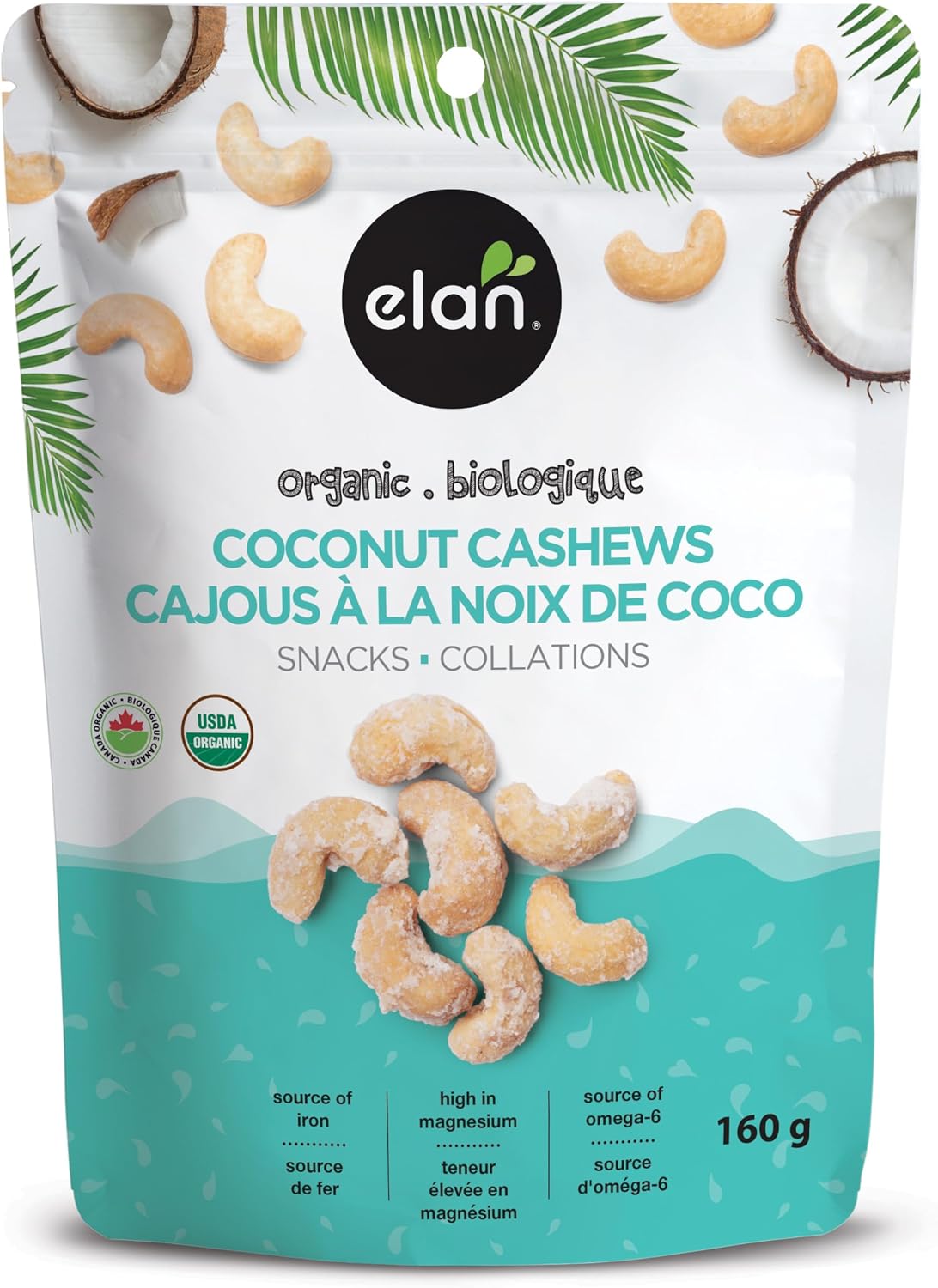 Detalle 2 de Elan Coconut Cashews 160 g