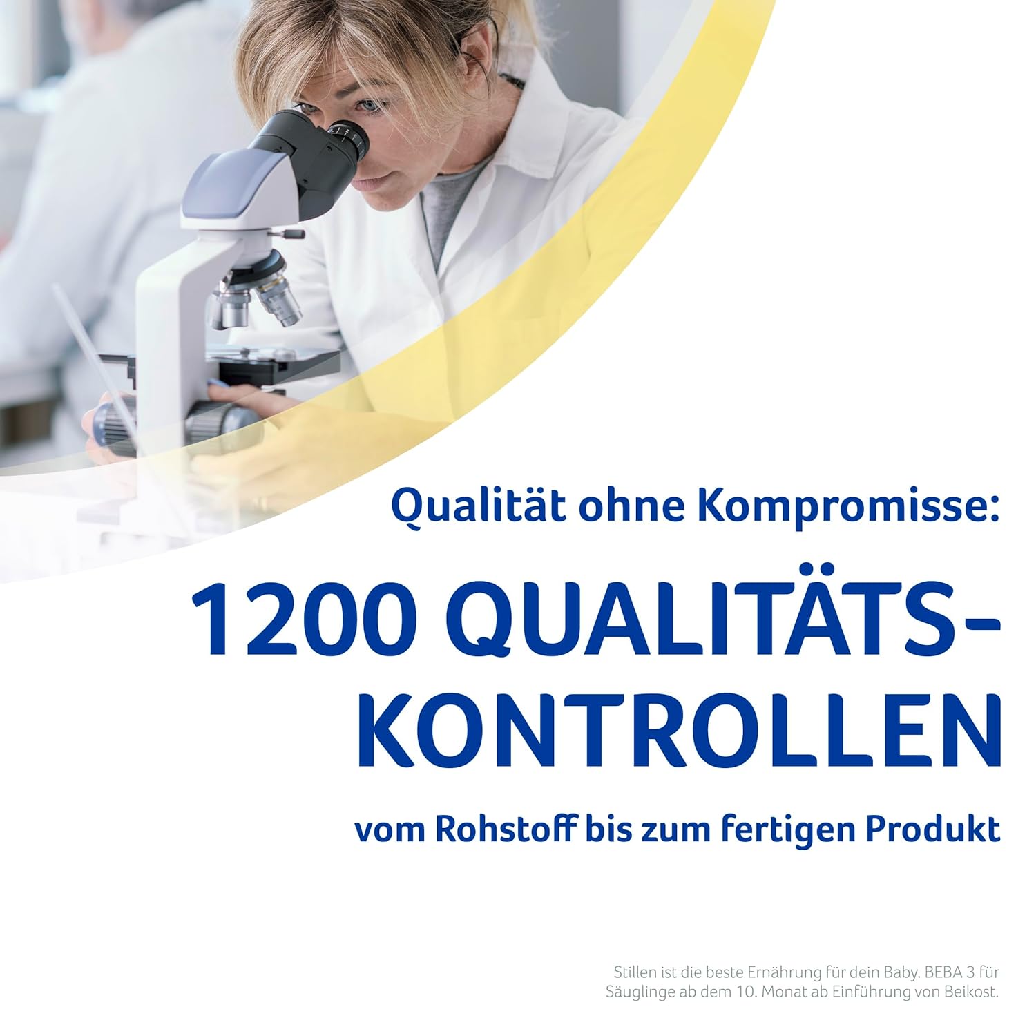 Detalle de BEBA 3 Folgemilch ab dem 10. Monat – 3er Pack (3 × 800 g) mit 5 HMO-Komplex