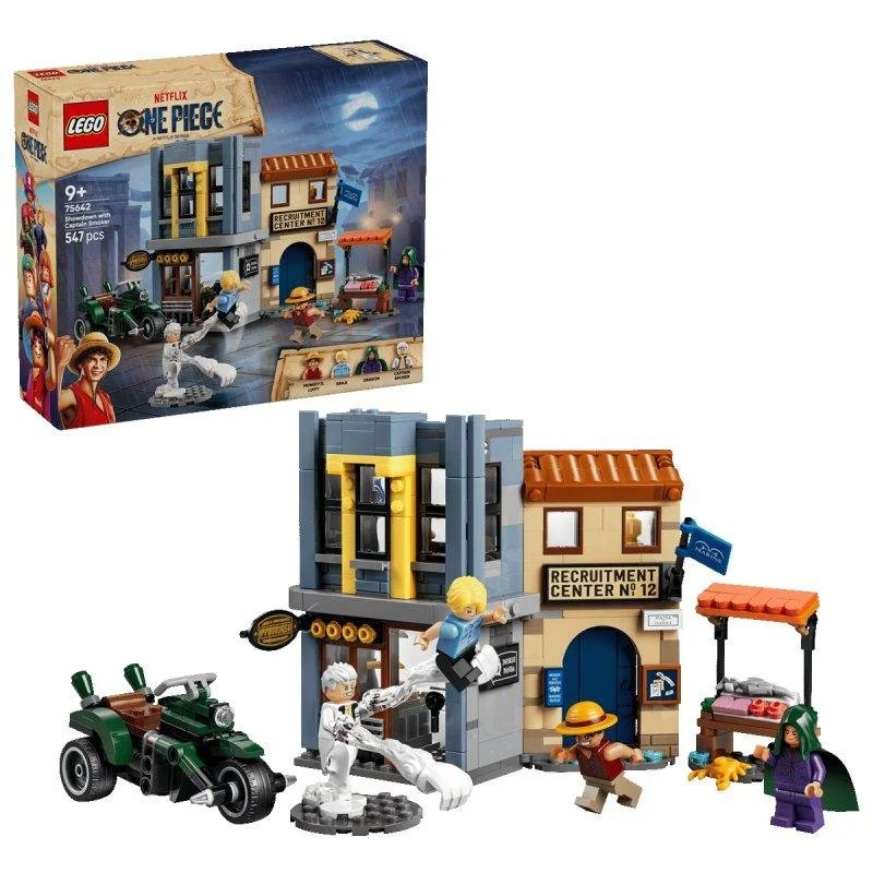 Detalle de LEGO One Piece 75642 Duelo contra el Capitán Smoker — 547 piezas