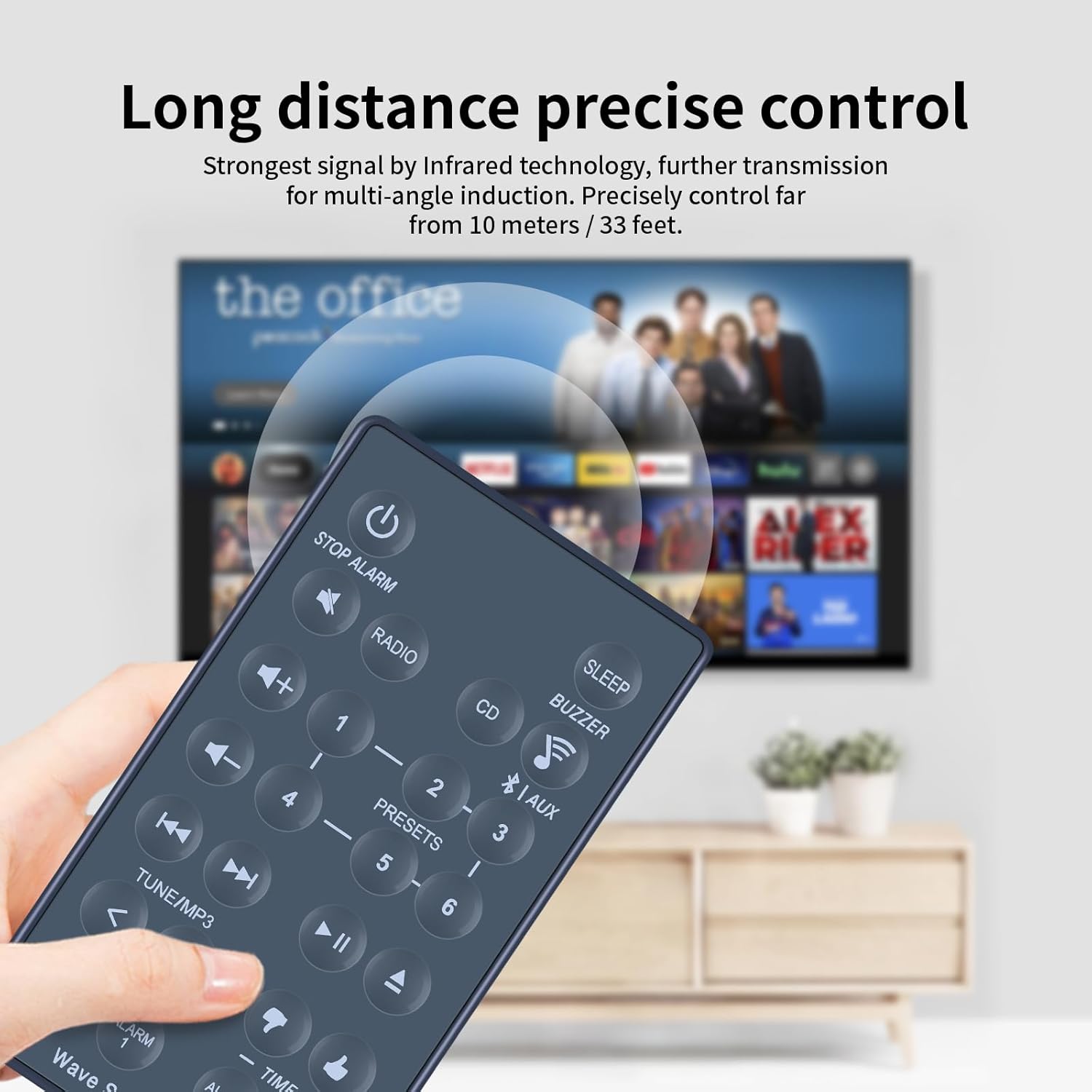 Thumbnail 5 de TCNOUMT Replacement Soundbar Remote Control for Bose Wave SoundTouch Series IV (417788-WR/417788-WMS)