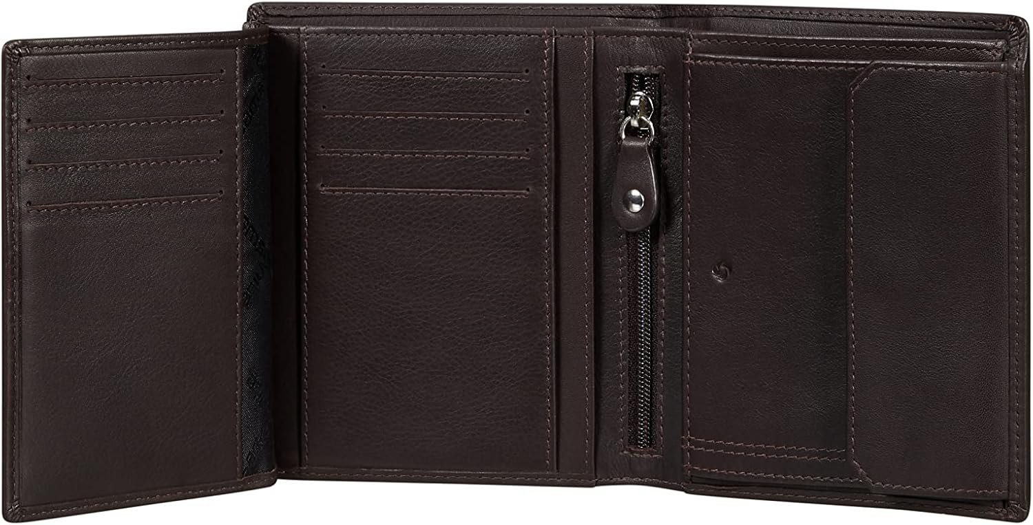 Detalle de Samsonite Attack 2 SLG Geldbörse mit RFID-Schutz – Braun (Ebony Brown)