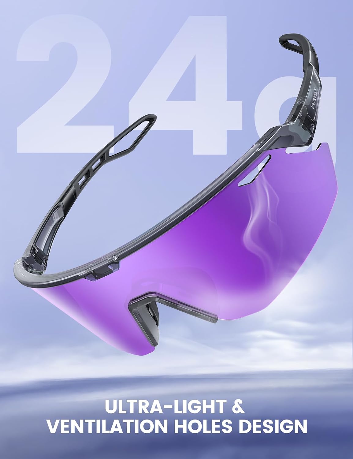 Detalle de Lamicall Polarized Sports Sunglasses with TAC Lenses