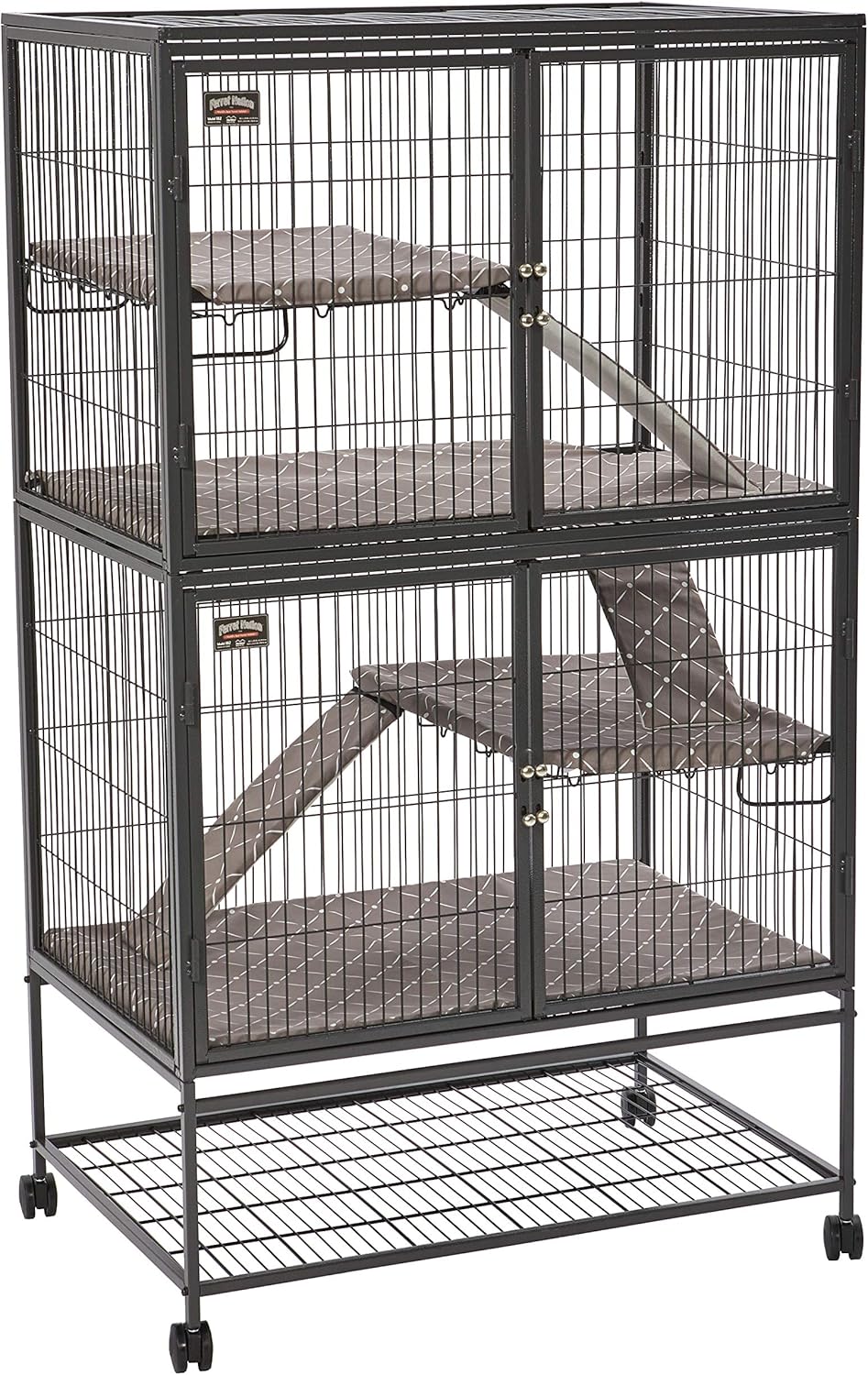 Detalle de Kit d’accessoires Designer Diamond Print Kit 2 pour Ferret Nation et Critter Nation – Midwest Homes for Pets