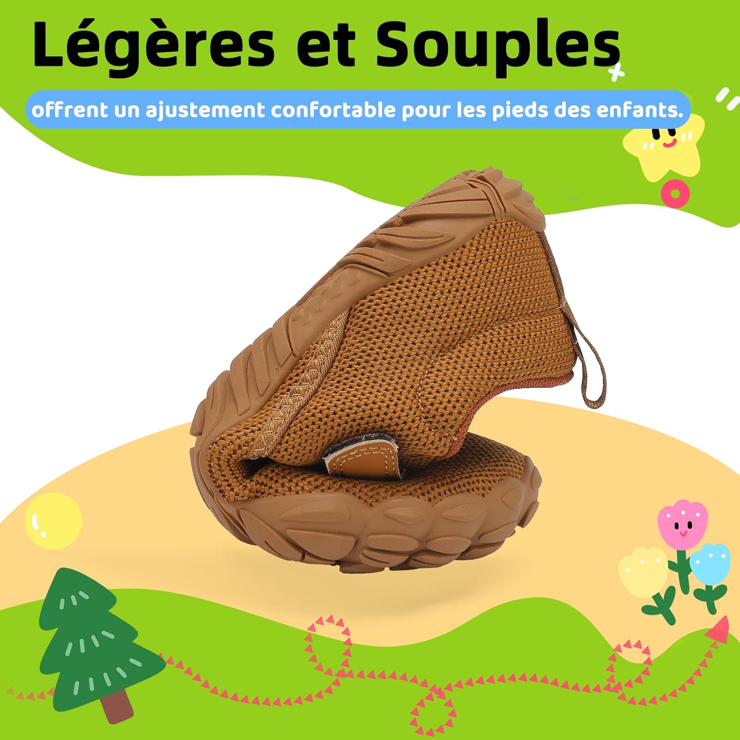 Thumbnail 5 de SAGUARO Enfants Chaussures Minimalistes Antidérapantes et Légères Barefoot Shoes, Tailles 24-36