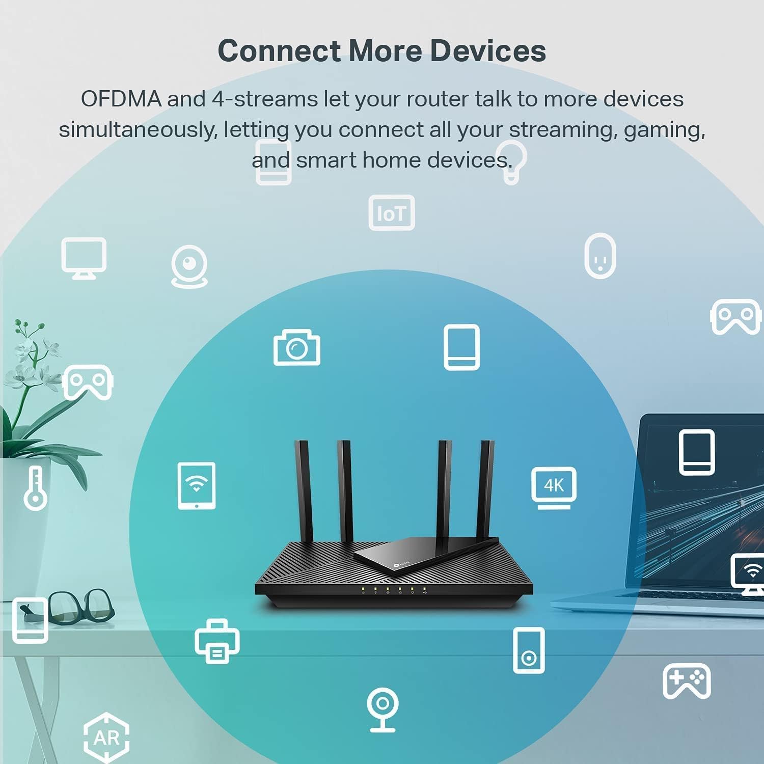 Detalle 2 de TP-Link Archer AX55 AX3000 Wi‑Fi 6 Router