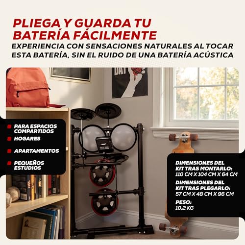 Detalle de Alesis Turbo Max: batería electrónica todo en uno para empezar a tocar sin ruido
