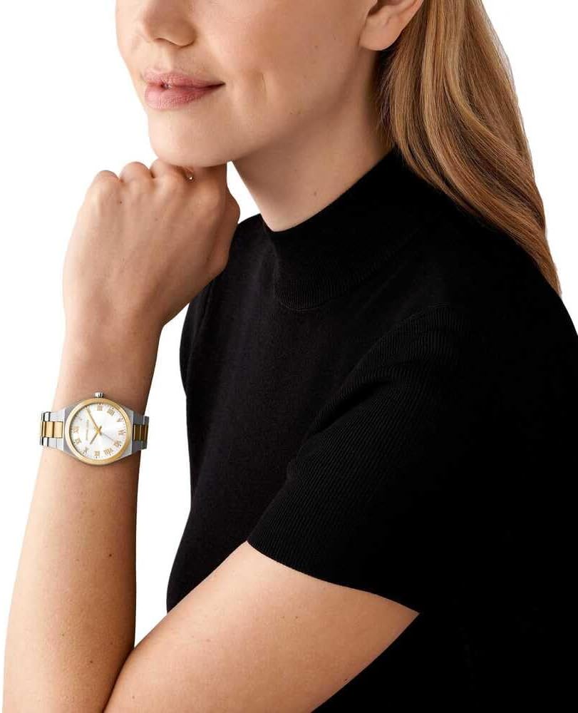 Thumbnail 1 de Michael Kors Lennox da donna: Orologio al quarzo con cinturino in acciaio inox, stile sofisticato