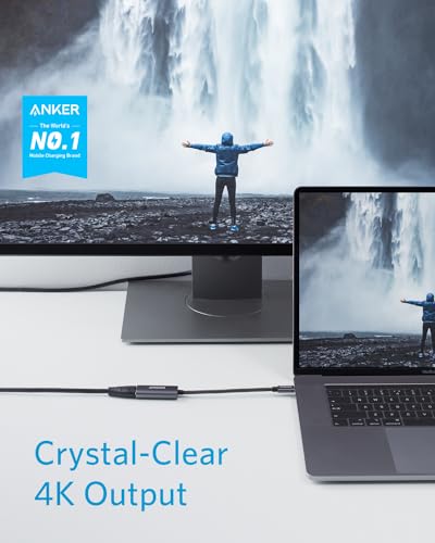 Detalle de Anker 310 USB-C to HDMI Adapter (4K@60Hz) — USB-C to HDMI for MacBook Pro/Air, iPad Pro, Thunderbolt 3