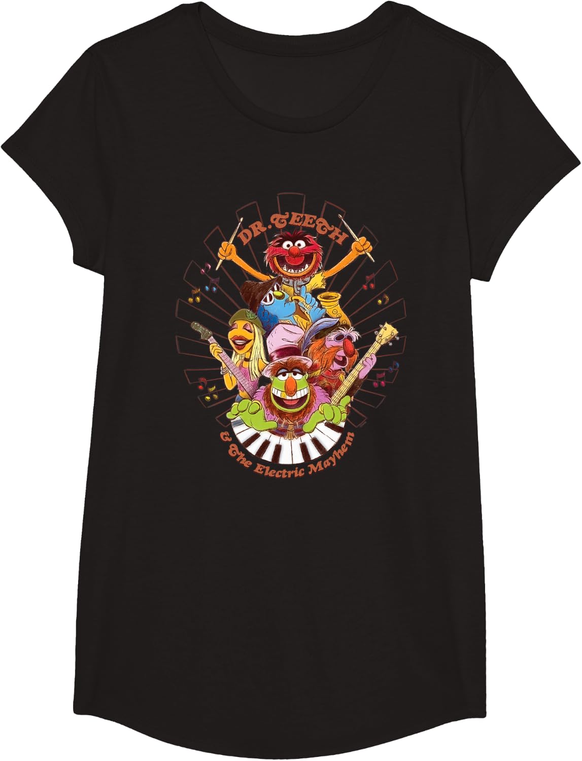 Thumbnail 6 de Disney The Muppets Dr Teeth & Electric Mayhem T‑Shirt