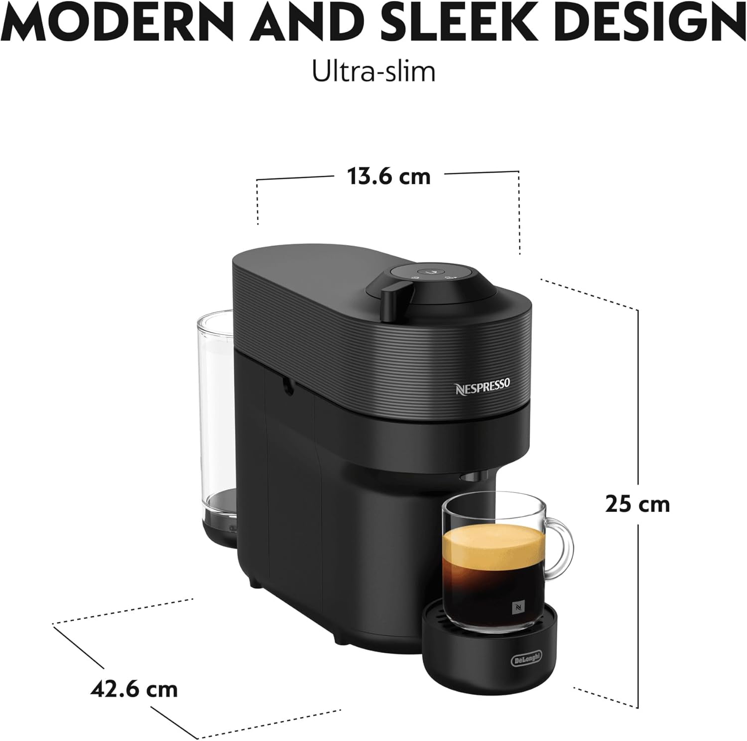 Thumbnail 5 de Nespresso Vertuo Pop Coffee Machine by De'Longhi: Compact, Versatile, with 6 Cup Sizes