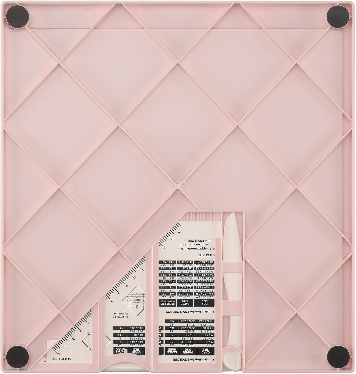 Detalle de Vaessen Creative Score Easy Falzbrett Rosa – 30,5 x 30,5 cm