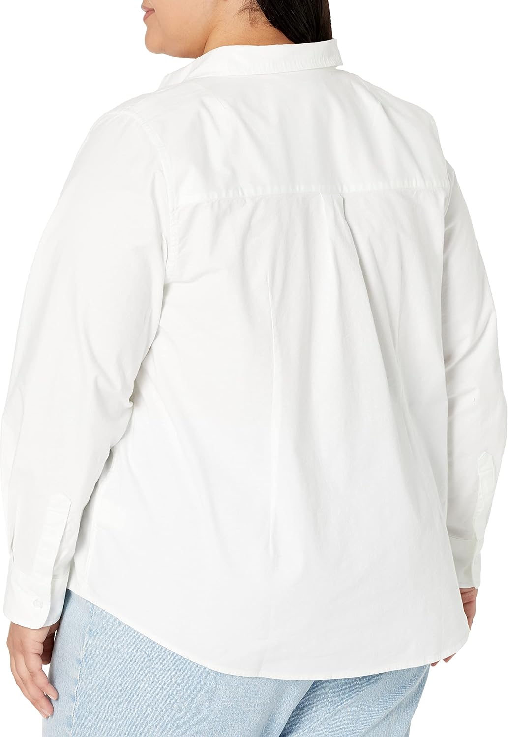 Thumbnail 5 de Amazon Essentials Damen Langärmliges Relaxed-Fit-Stretch-Oxford-Hemd (in Übergröße)