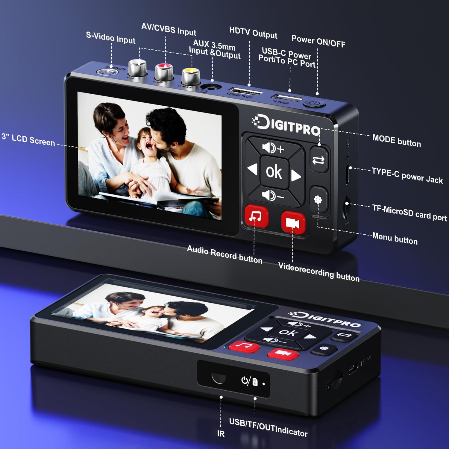 Detalle 2 de VHS to Digital Converter 2.0 — VHS capture device
