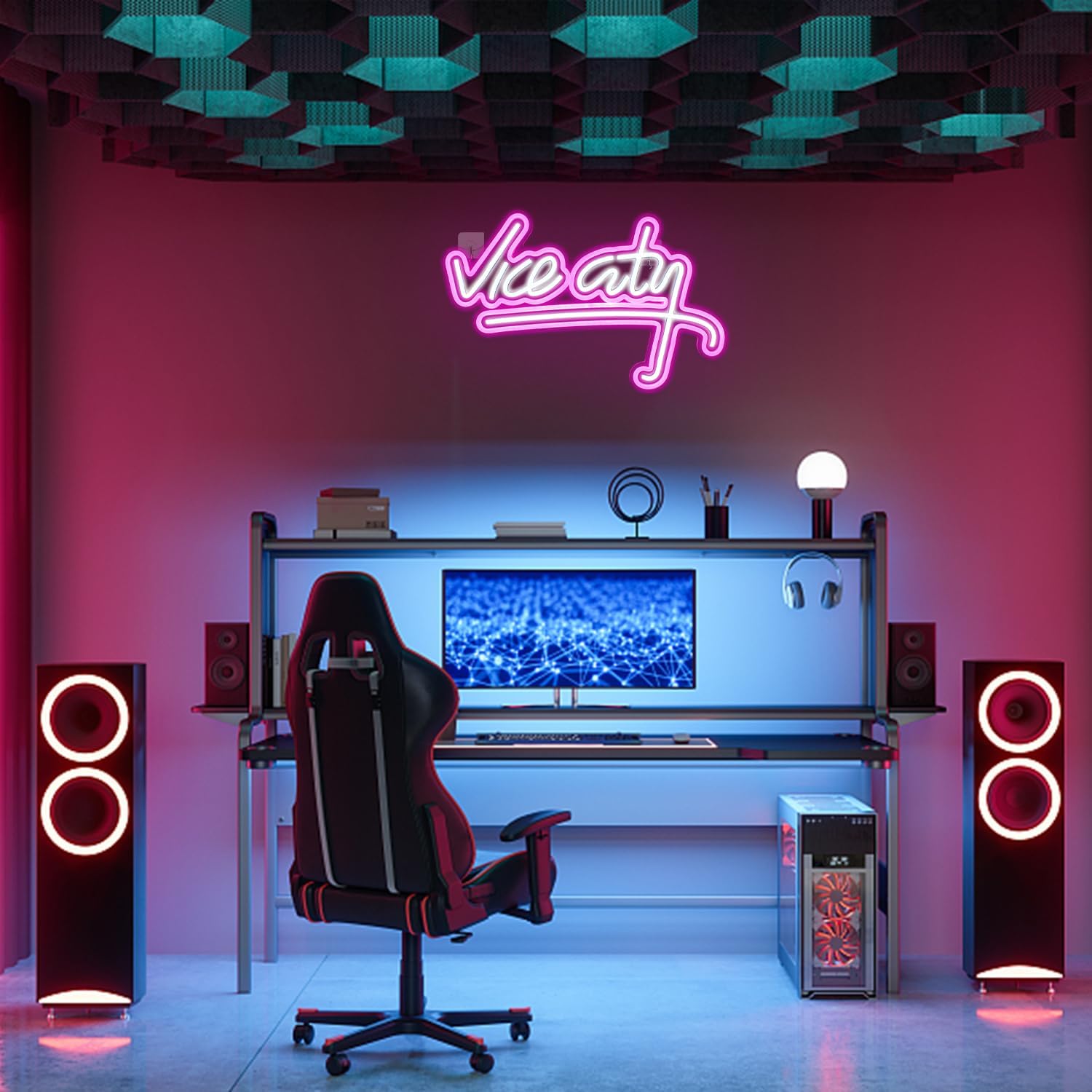 Thumbnail 5 de Wanxing Vice City Neón LED para Habitaciones y Games