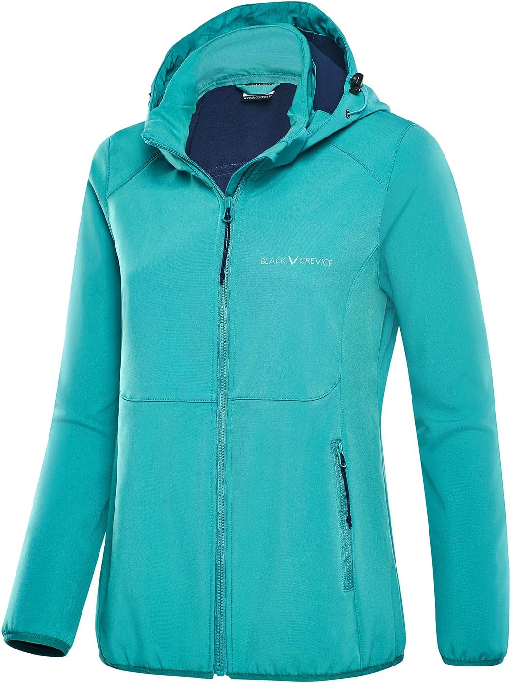 Detalle de Black Crevice Damen Softshell Giacca Softshell Donna – Comfort e Protezione per Outdoor e Daily