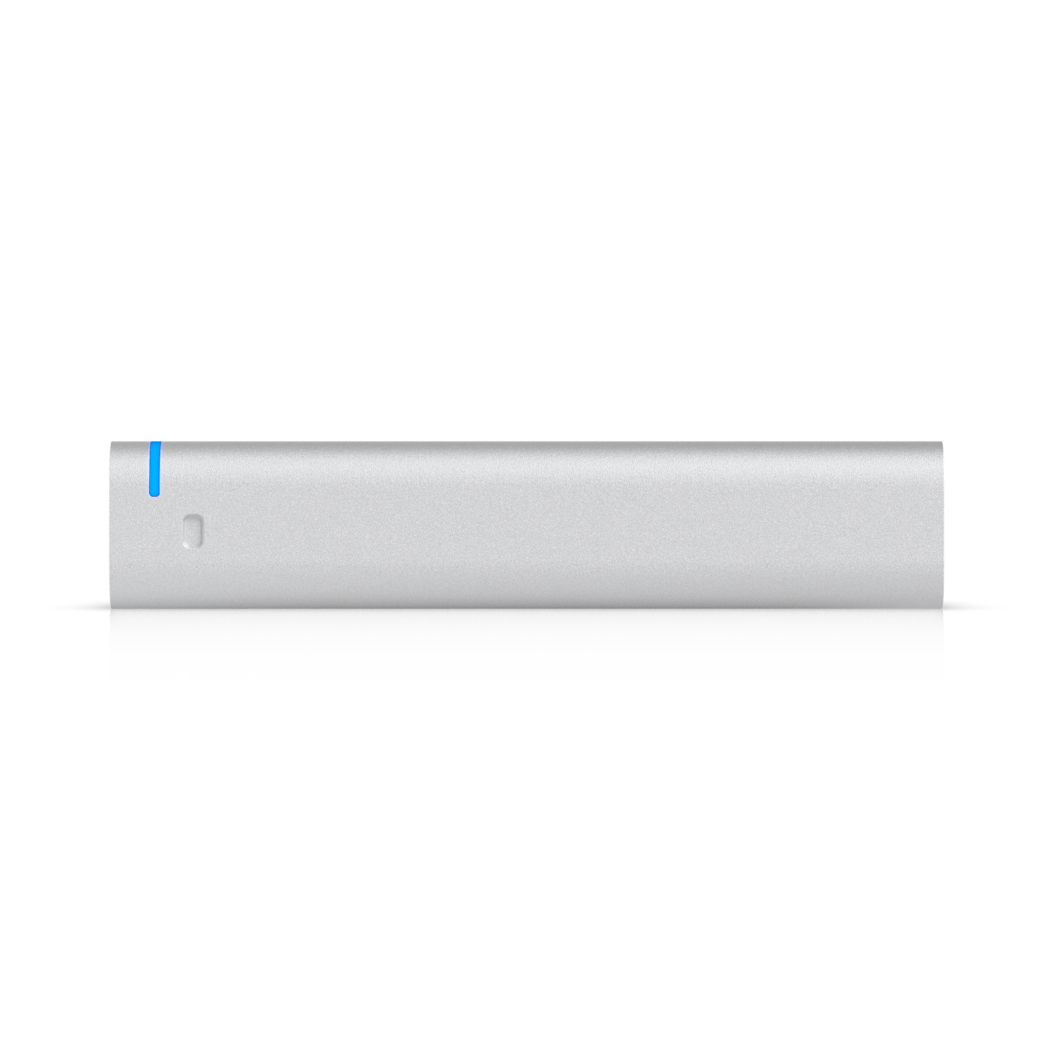 Detalle de Ubiquiti CloudKey Plus ARM Cortex: gestión centralizada de redes en aluminio con almacenamiento y OLED